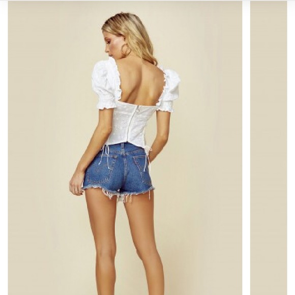 For love and Lemons 🍋 Bleau Short Sleeve Top - Picture 3 of 4